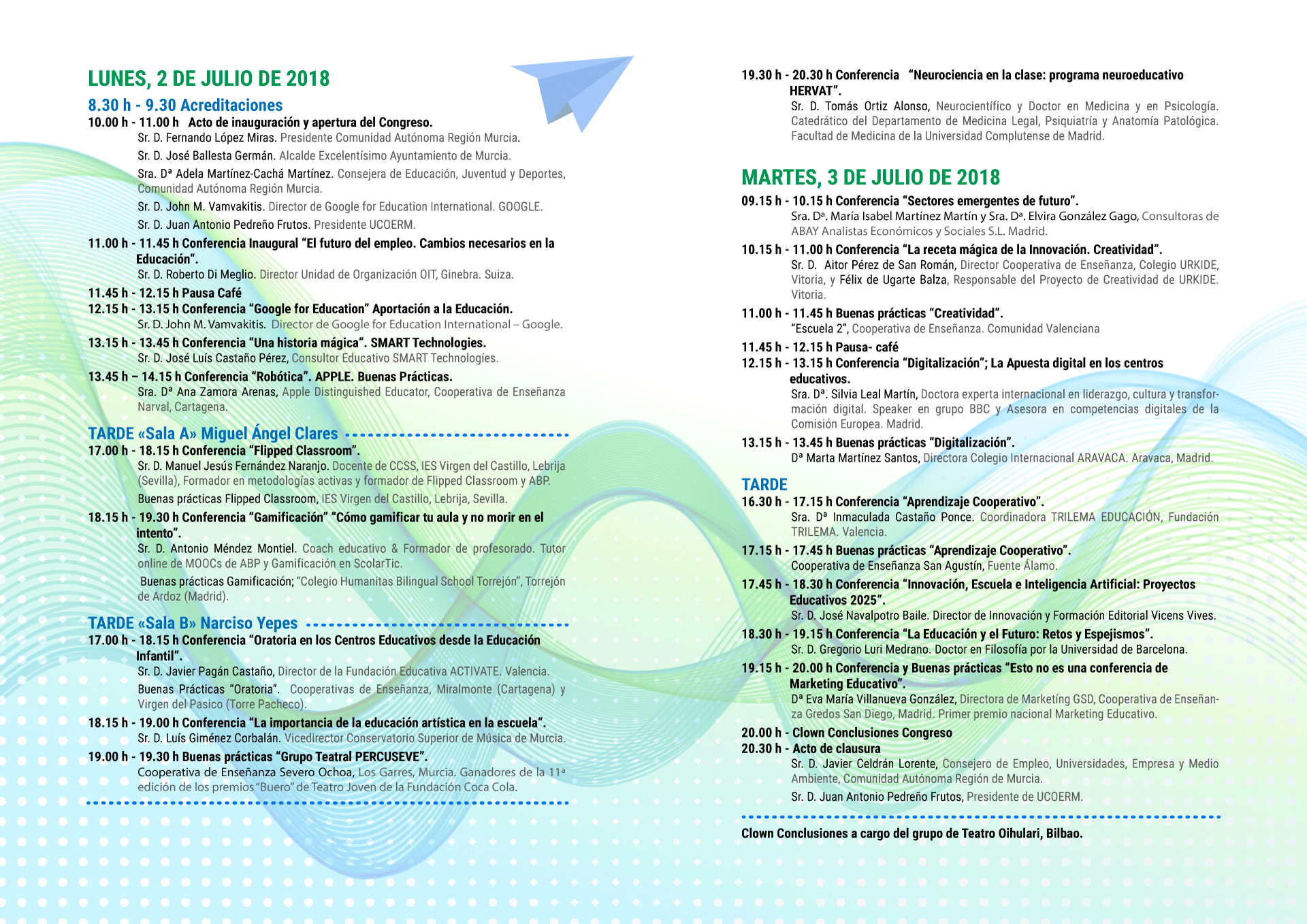 Programa del IV Congreso Educativo Ucoerm 2018