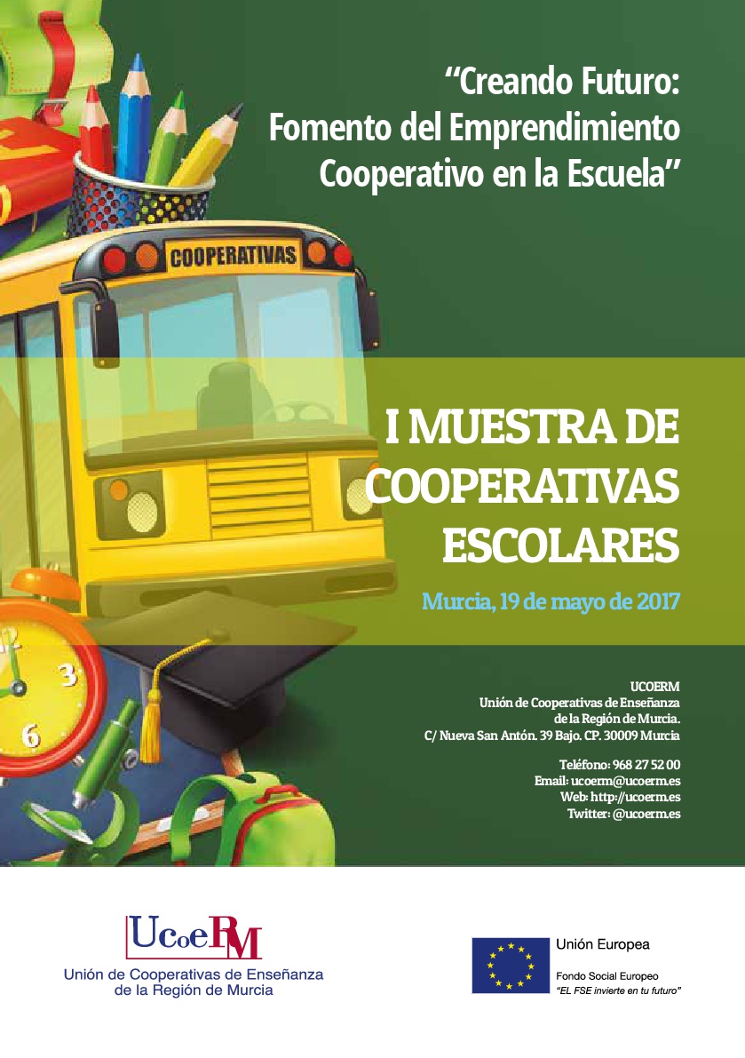 Cartel I Muestra de Cooperativas Escolares