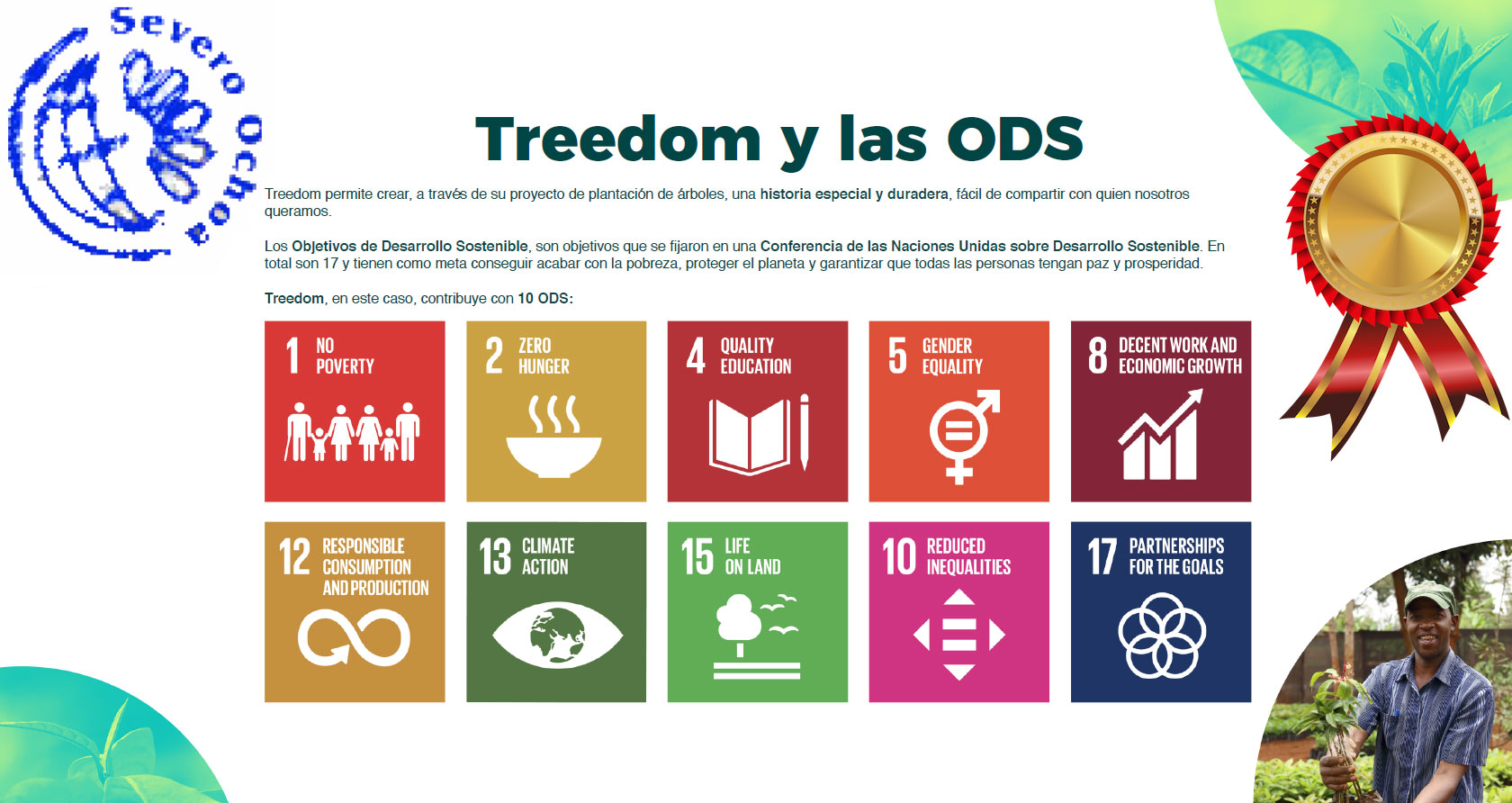 premio por su proyecto basado en el respeto por el planeta y el medio ambiente