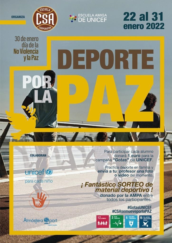 Cartel Deporte por la Paz